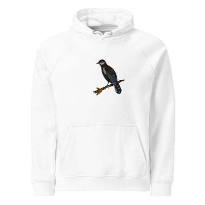 Black Solitaire hoodie on White, Printful mockup