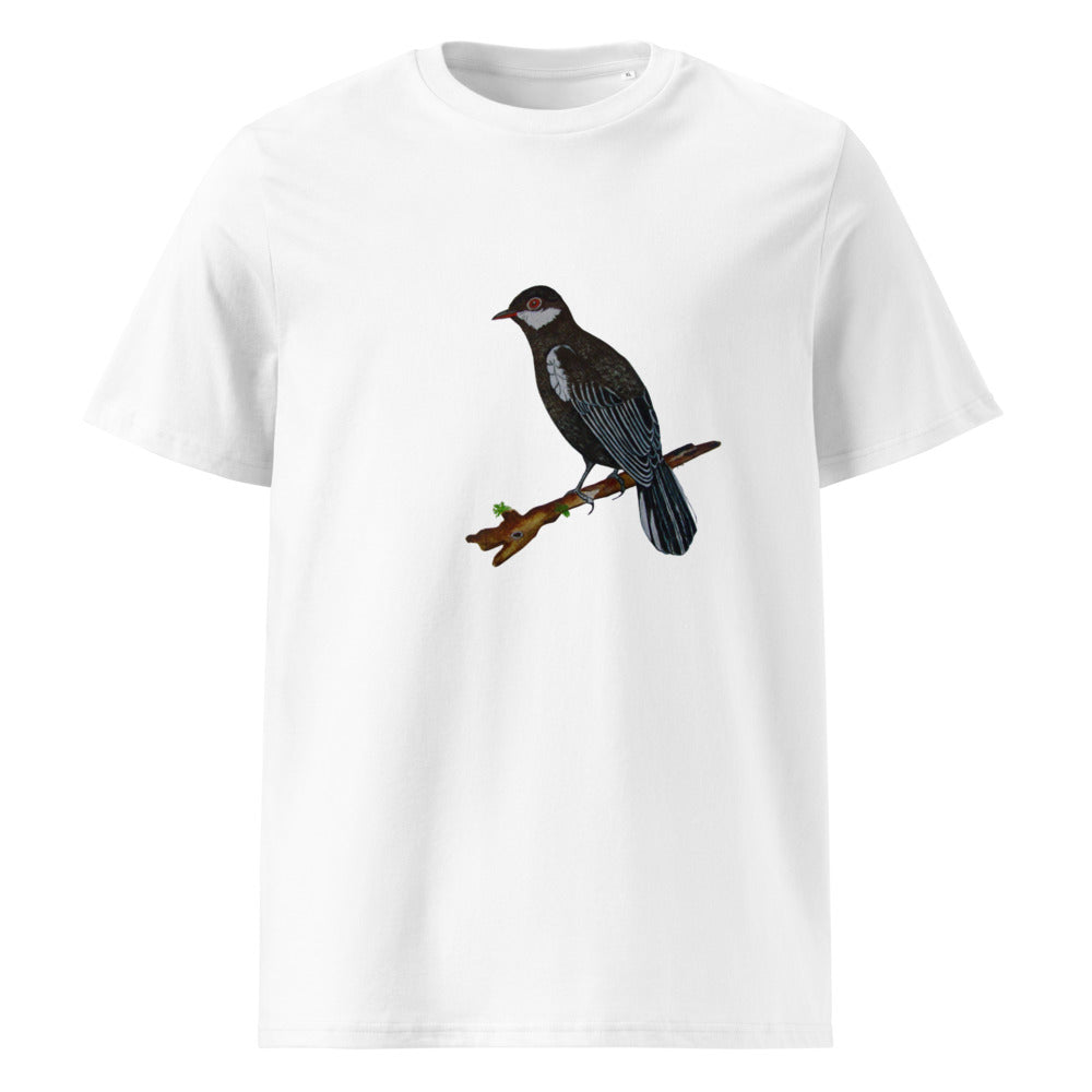 Black Solitaire tee on White, Printful mockup